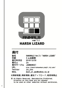 Page 14 of 9ANIMALS ver7.1 HARSH LIZARD - preview thumbnail