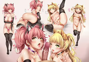 Page 2 of Junjou Bitch Shimai mika & rika (decensored) - preview thumbnail