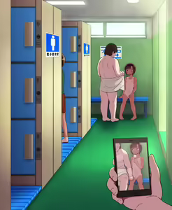 Page 11 of Danshi Kouishitsu no Onnanoko | Girl in the Men's Locker Room - preview thumbnail