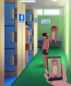 Page 7 of Danshi Kouishitsu no Onnanoko | Girl in the Men's Locker Room - preview thumbnail