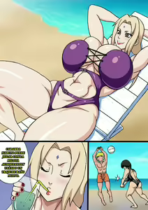 Page 2 of Zoku Tsunade no Insuiyoku | After Tsunade's Obscene Beach - preview thumbnail