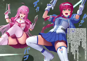 Amitie to Kyrie ga Jikan Teishi Ryoujoku sareru — hentai manga cover on Fhentai