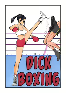 Kick Bokoching | Dick Boxing (decensored) — hentai manga cover on Fhentai