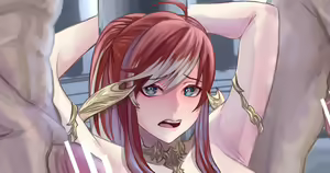Akagami AuRa Zoku no Joukai Baishun — hentai manga cover on Fhentai