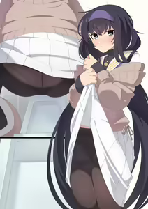 Page 7 of Yogoreta Pants to Tights o Misete kureru Kozeki Ui-chan - preview thumbnail