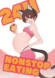 24H NONSTOP EATING. — hentai manga cover on Fhentai