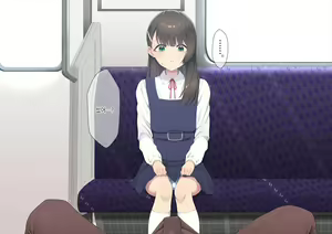 Page 7 of Densha de Bokki o Mitsukeru Otokonoko | 전철에서 발기 자지를 발견한 낭자애 - preview thumbnail