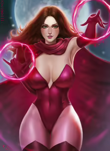Page 6 of July_Wanda_Scarlet Witch_process_ Pt3 NSFW - preview thumbnail