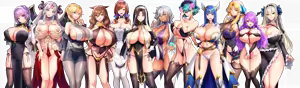 Motto! Haramase! Honoo no Oppai Isekai Oppai Maid Gakuen! Characters Sets Part 3 — hentai manga cover on Fhentai