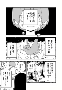 Me ga Atta Mono o Sekka shite Shimau Shounen to Me no Mienai Seijo no Hanashi — hentai manga cover on Fhentai