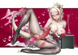 Page 4 of Nian (Futa) - Arknights - preview thumbnail