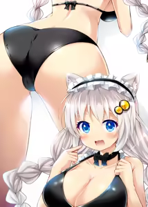 Oshiri to Oppai ga Issho ni Mireru Yokubari na Akari-chan — hentai manga cover on Fhentai