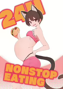 24H Nonstop Eating — hentai manga cover on Fhentai