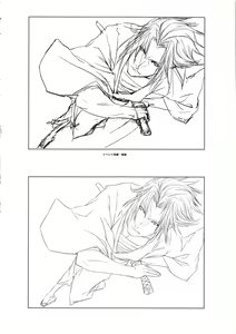 Page 40 of Hanachirasu - Initial Sketches and Unprocessed Illustrations - Selection - preview thumbnail