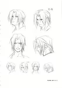 Page 10 of Hanachirasu - Initial Sketches and Unprocessed Illustrations - Selection - preview thumbnail