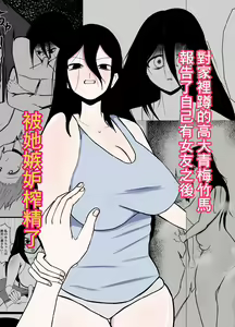 Hikikomori no Choushin Osananajimi ni Kanojo ga Dekita Koto o Houkoku Shitara Shitto Sakusei Sareta Hanashi | 對家裡蹲的高大青梅竹馬報告了自己有女友之後被她嫉妒榨精了 — hentai manga cover on Fhentai