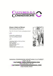 Page 25 of Kimi o Suki ni Shitai | I Want To Do Whatever I Like To You - preview thumbnail