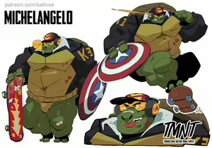 Page 37 of Troublesome Mutant Ninja Turtle【日曜日汉化】 - preview thumbnail