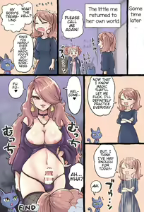 Page 17 of A story about a futanari witch who summons her past self with summoning magic and has sex with her smaller self - preview thumbnail