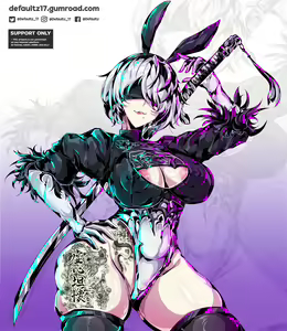 Page 3 of 2023  2B Neir Automata Gumroad rewards - preview thumbnail