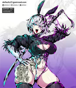 Page 46 of 2023  2B Neir Automata Gumroad rewards - preview thumbnail