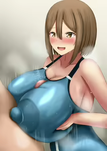 Page 29 of Kyouei Mizugi Uki Chikubi & Zenra Onaji Class no Saki-chan - preview thumbnail