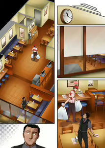 Page 81 of Kare to Watashi to Tenchou no Shinya Kinmu 2 - preview thumbnail