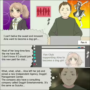 Page 14 of yagate inu ni naru idol - preview thumbnail