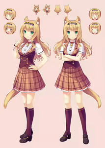 Page 10 of NEKOPARA ART WORKS Vol.1 - preview thumbnail