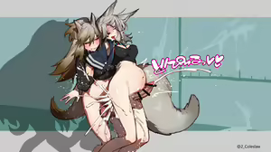 Page 6 of Futanari Kishi Kyougi Shasei Hi Kyori Taiketsu - preview thumbnail