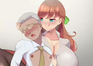 Page 444 of Kouchou "Shinnin no Bakunyuu Kyoushi ga Seito ni Akueikyou o Ataeteru rashii..." Gyaku Rape Banashi o Kiite Irojikake Ochi suru M-o Kouchou no Watashi - preview thumbnail