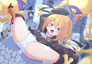 Page 22 of Monster ni Tsukamatte Kuri Nyoudou Anal Shokushu Zeme - preview thumbnail