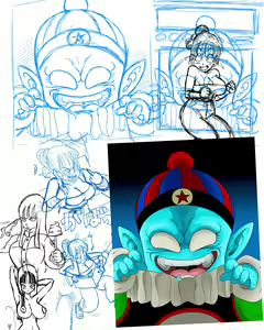 Page 24 of Dagon Ball - Punishment in Pilaf's Castle (decensored) - preview thumbnail