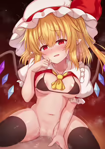 Page 18 of Kuro Bikini Flan-chan ni Yuuwaku Sareru Hanashi - preview thumbnail
