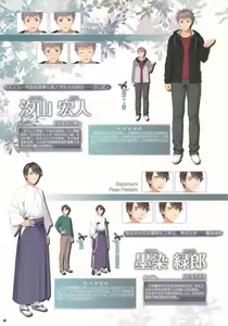 Page 45 of Café Stella to Shinigami no Chou Official Visual Fan Book | 星光咖啡馆与死神之蝶设定集 - preview thumbnail
