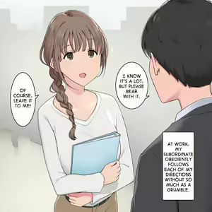 Itsumo Sunao ni Shiji ni Shitagatte Kureru Josei Buka Shain | My Ever-Obedient Subordinate at Work — hentai manga cover on Fhentai