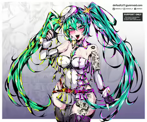Page 22 of 2023  Race Queen Miku Gumroad Rewards - preview thumbnail