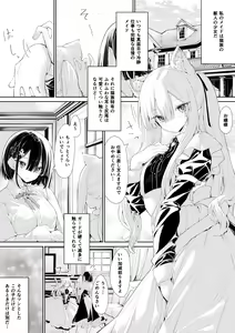 Fudan wa Sokkenai kedo, Hatsujouki ni Naru to Ojou-sama ni   Amaama ni Amaechau Nekomimi Maid-san - hentai manga cover image