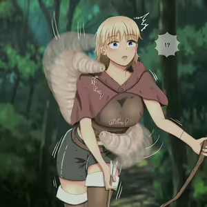 Page 8 of A female hunter struggles with raising a child! (Larvae) / 여자사냥꾼 육아분투기! - preview thumbnail