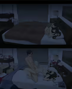 Page 27 of Dousei Seikatsu Ikkagetsume to Ichinen Ato, Asaokite kara Shuushin made no Hikaku | A Day in the Life of a Couple: Their First Month Living Together vs. One Year Later - preview thumbnail