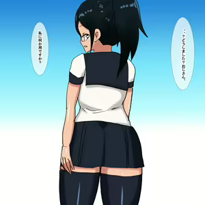 Page 8 of 1au Ponytail Cool Megane Gakusei - preview thumbnail