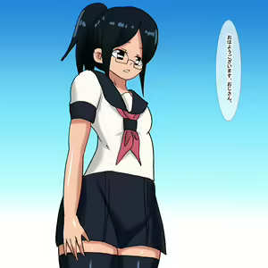 Page 4 of 1aw Ponytail Cool Megane Gakusei - preview thumbnail