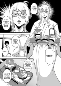 Page 10 of Bakunyuu Hitozuma Kinpatsu Gaikokujin Jokyoushi ga Mura no Inshuu de Kasshoku Shota no Fudeoroshi o Suru Hanashi - preview thumbnail