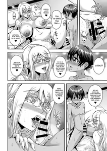 Page 25 of Bakunyuu Hitozuma Kinpatsu Gaikokujin Jokyoushi ga Mura no Inshuu de Kasshoku Shota no Fudeoroshi o Suru Hanashi - preview thumbnail