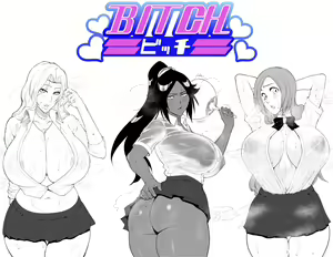 orihime/matsumoto/yoruichi schoolgirl uniform — hentai manga cover on Fhentai