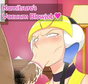 Kamitsure-san no Hyottoko Fella Haishin ♥ | Super Model Kamitsure's Slutty Blowjob-Face Stream ♥ — hentai manga cover on Fhentai