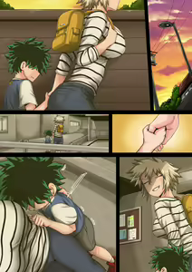 Page 129 of Boku no Harem Academia Ch. 7.3 "Bakugou Mama to no Natsuyasumi Kouhen Ge" - preview thumbnail