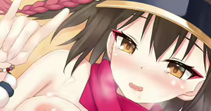 Izuna 01 Fukujuu no Pose de Onedari suru Izuna — hentai manga cover on Fhentai