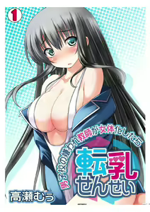 Tennyuu Sensei ~Danshikou no Kiraware Kyoushi ga Nyotaika Shitara~ 1 — hentai manga cover on Fhentai