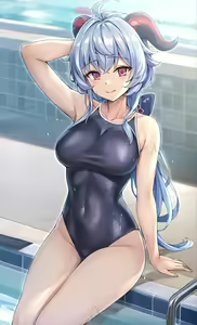 Page 4 of Sukumizu Tights Ganyu - preview thumbnail